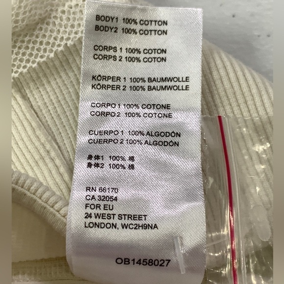 NWT Free People Have My Heart Cropped Tank Painted White - Picture 13 of 14